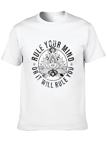 Rule Your Mind Graphic Tee - Black