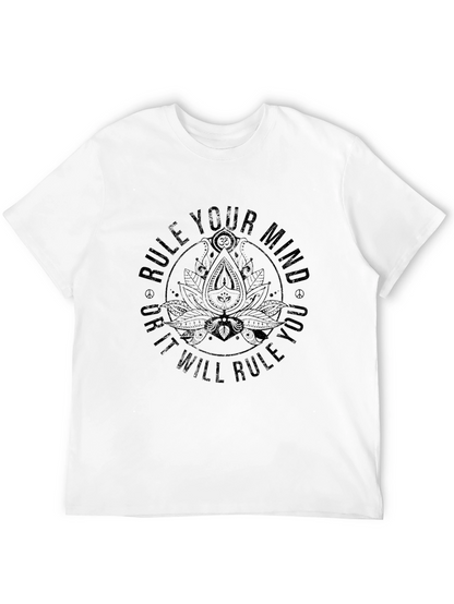 Rule Your Mind Graphic Tee - Black