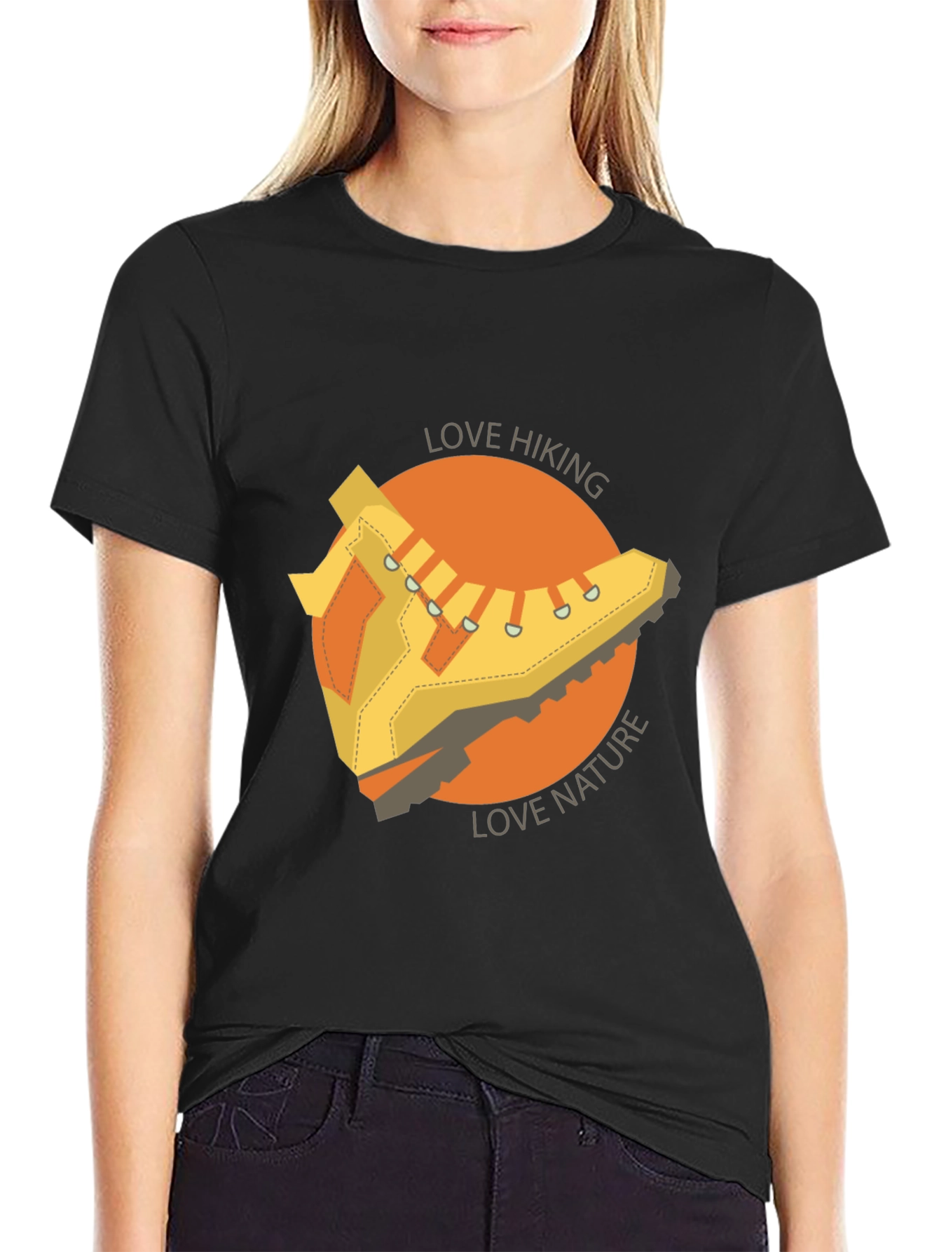 Love Hiking Nature T-Shirt Outdoor Adventure Tee