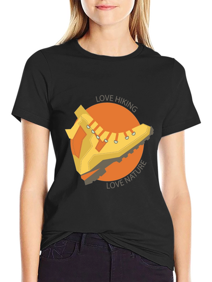 Love Hiking Nature T-Shirt Outdoor Adventure Tee