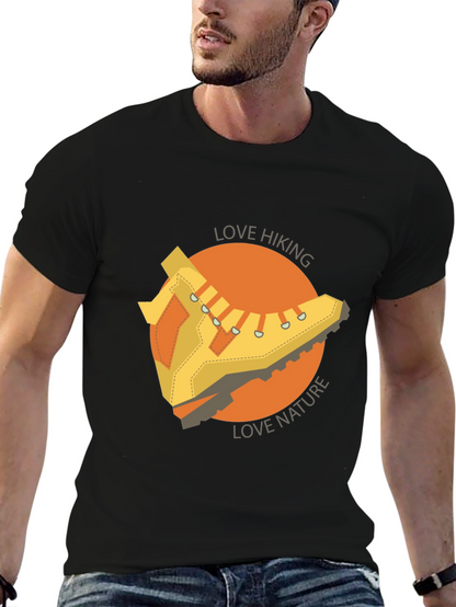 Love Hiking Nature T-Shirt Outdoor Adventure Tee