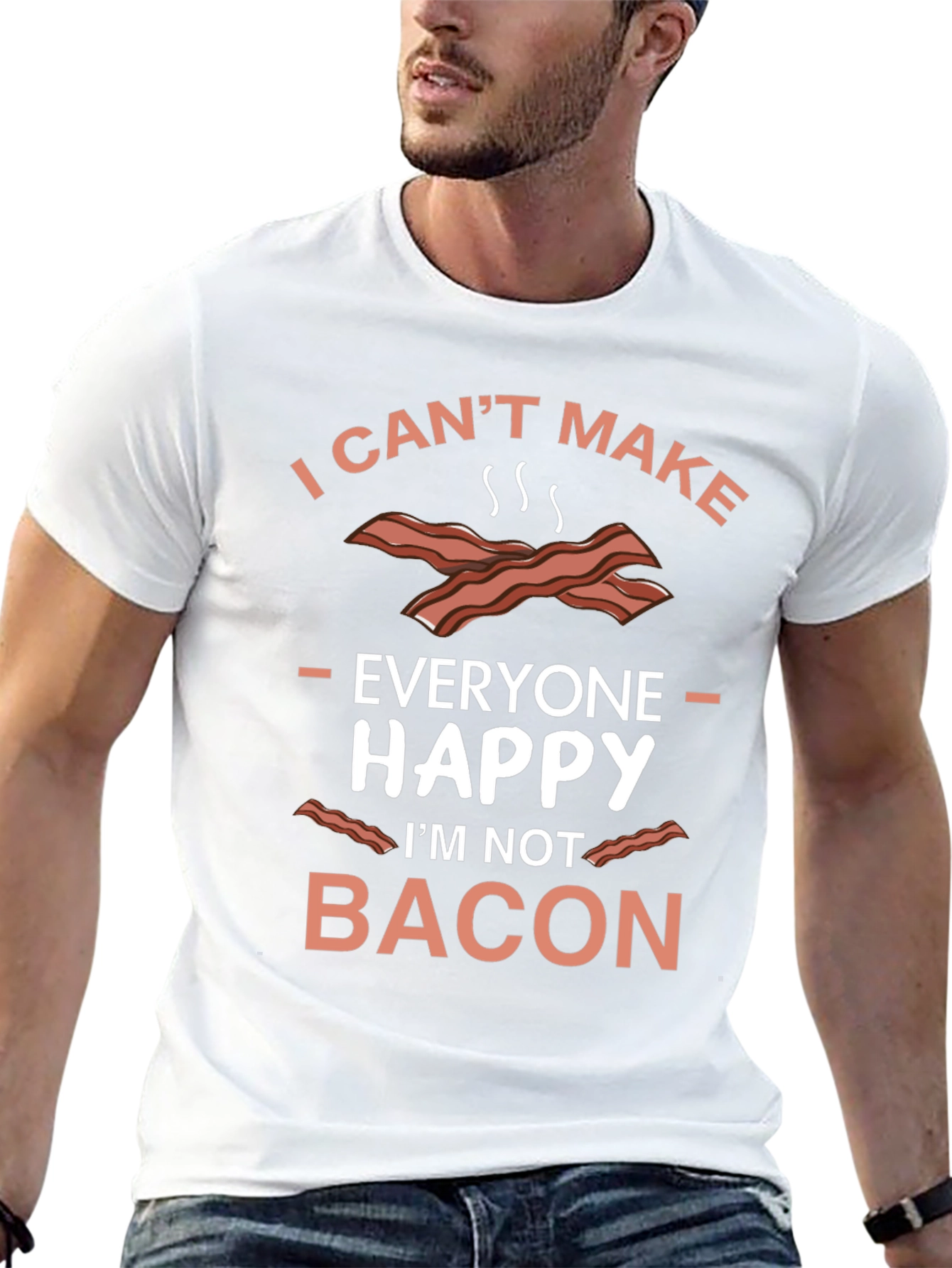 Im Not Bacon T-Shirt Funny Foodie Tee