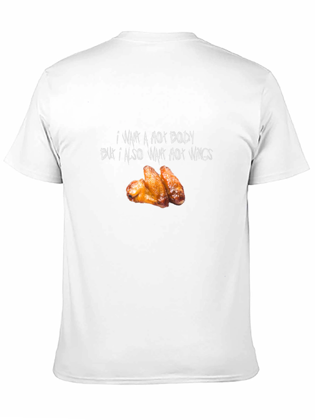 Hot Body & Wings Black Graphic Tee