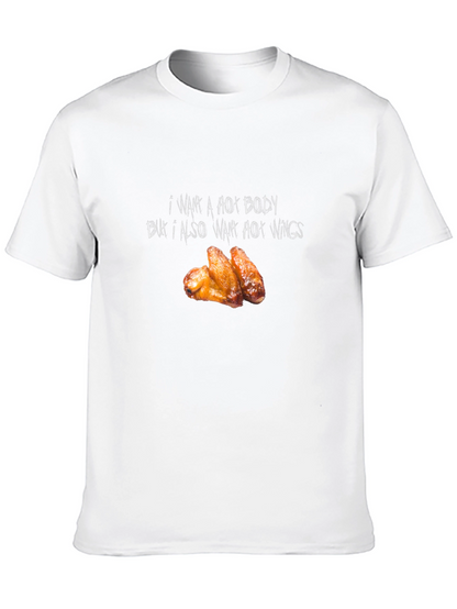 Hot Body & Wings Black Graphic Tee