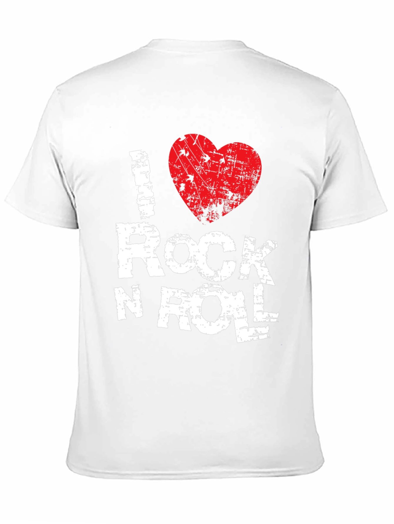 I Heart Rock N Roll T-Shirt - Black