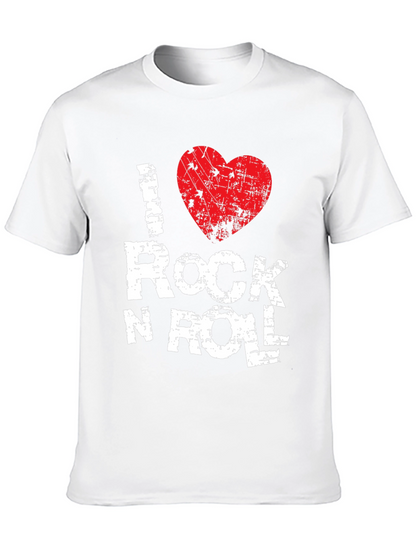 I Heart Rock N Roll T-Shirt - Black