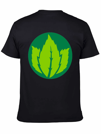 Leaf Logo Black T-Shirt