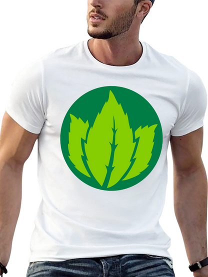 Leaf Logo Black T-Shirt