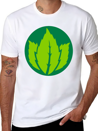 Leaf Logo Black T-Shirt