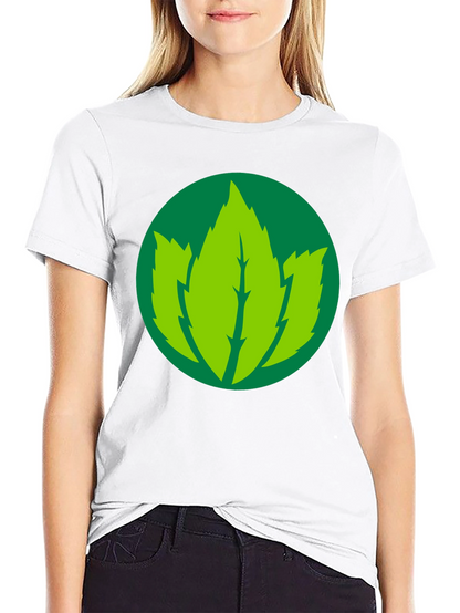 Leaf Logo Black T-Shirt