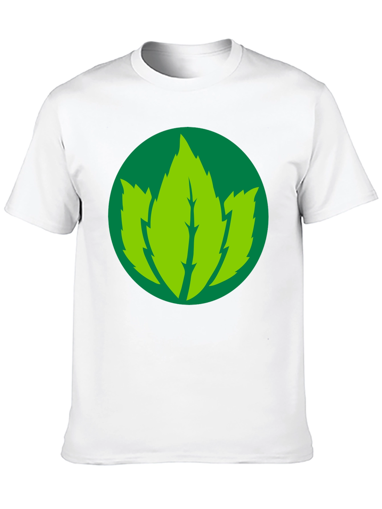 Leaf Logo Black T-Shirt