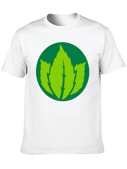 Leaf Logo Black T-Shirt