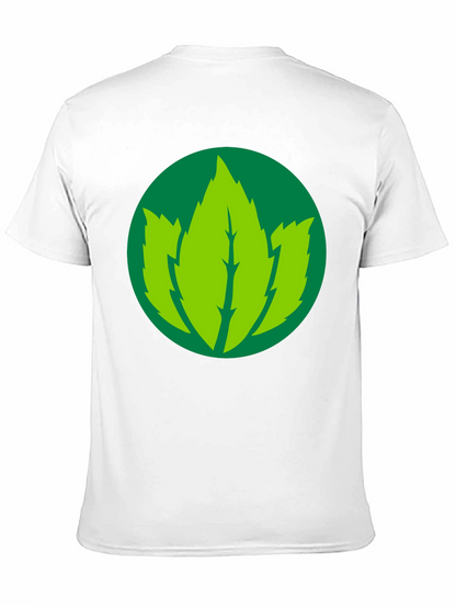 Leaf Logo Black T-Shirt