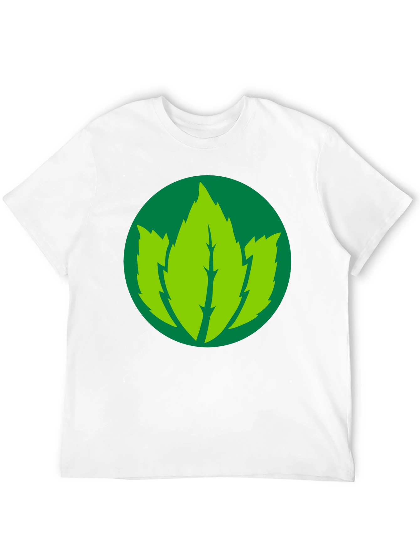 Leaf Logo Black T-Shirt