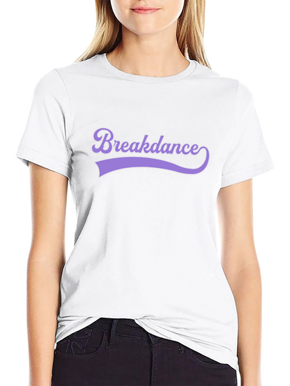 Breakdance Crew Neck T-Shirt - Stylish & Comfortable