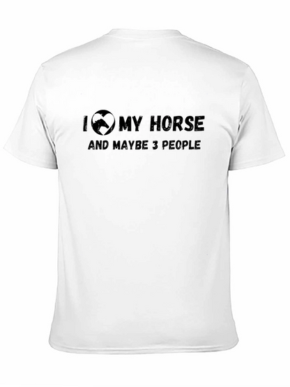 I Love My Horse Graphic T-Shirt