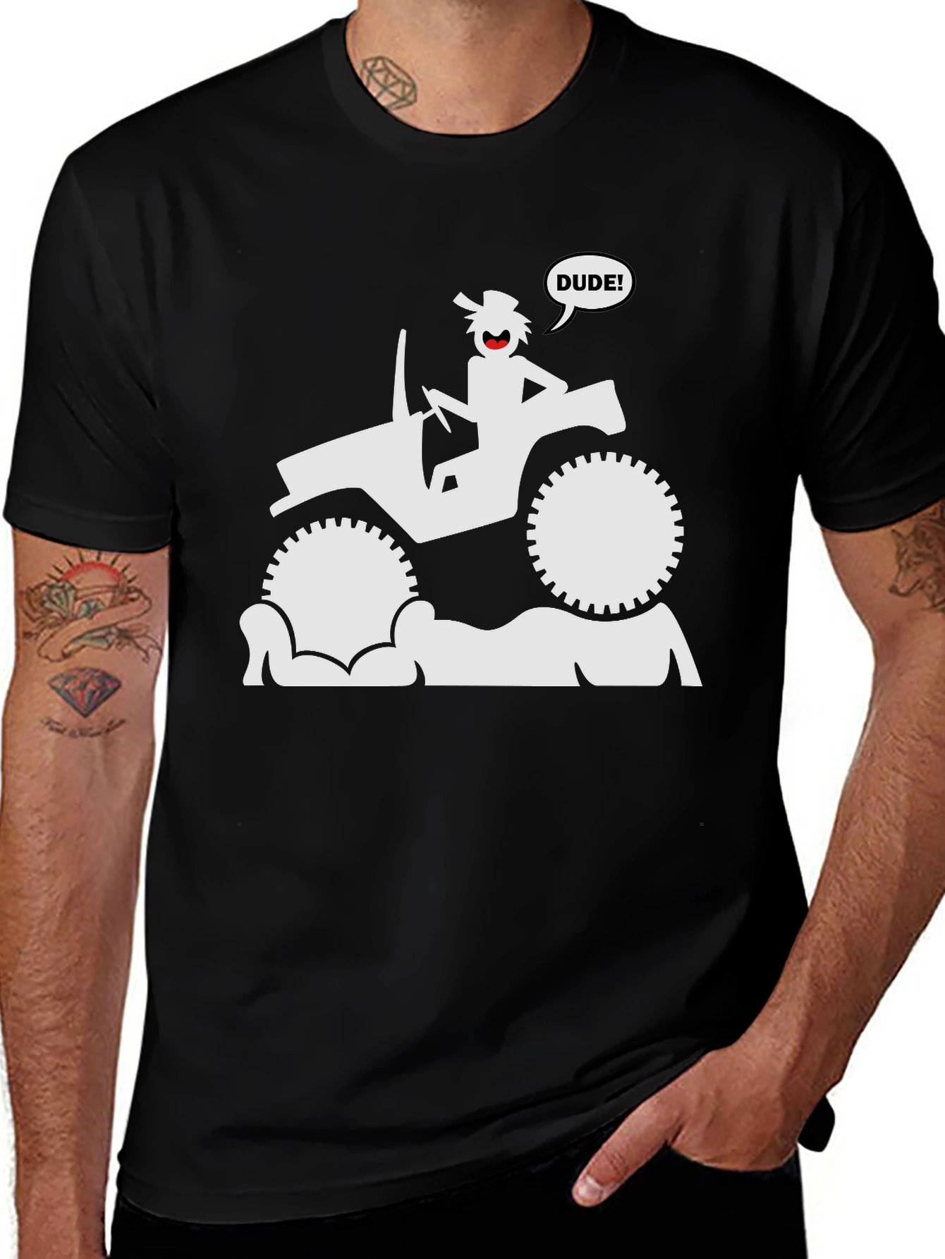 Dude Jeep T-Shirt - Off Road Adventure