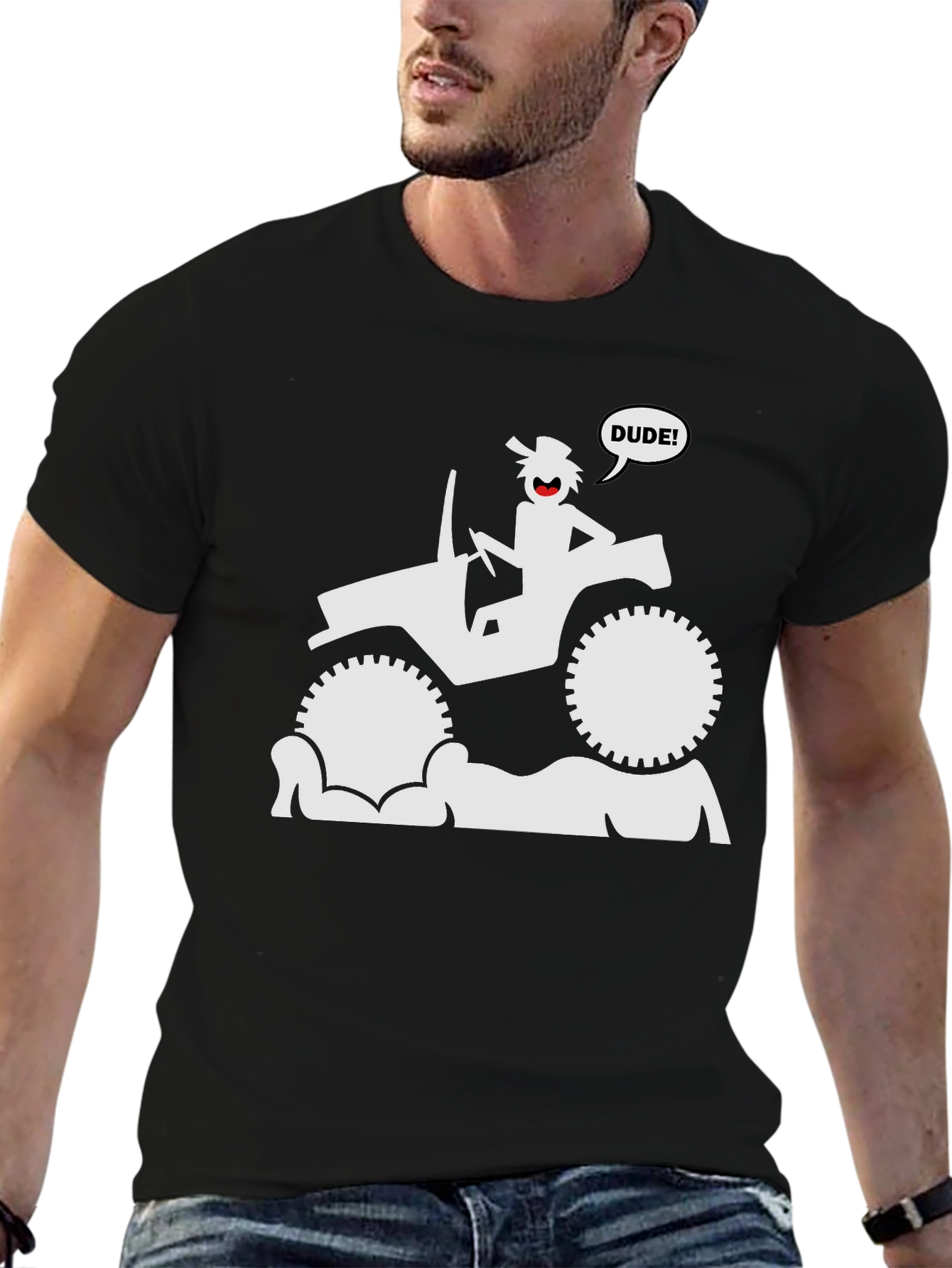 Dude Jeep T-Shirt - Off Road Adventure