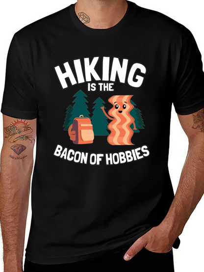 Hiking Bacon of Hobbies T-Shirt