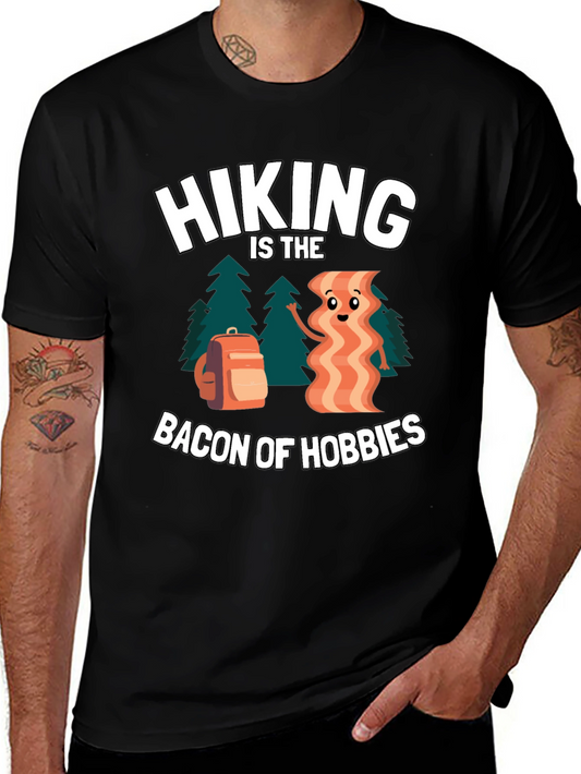 Hiking Bacon of Hobbies T-Shirt