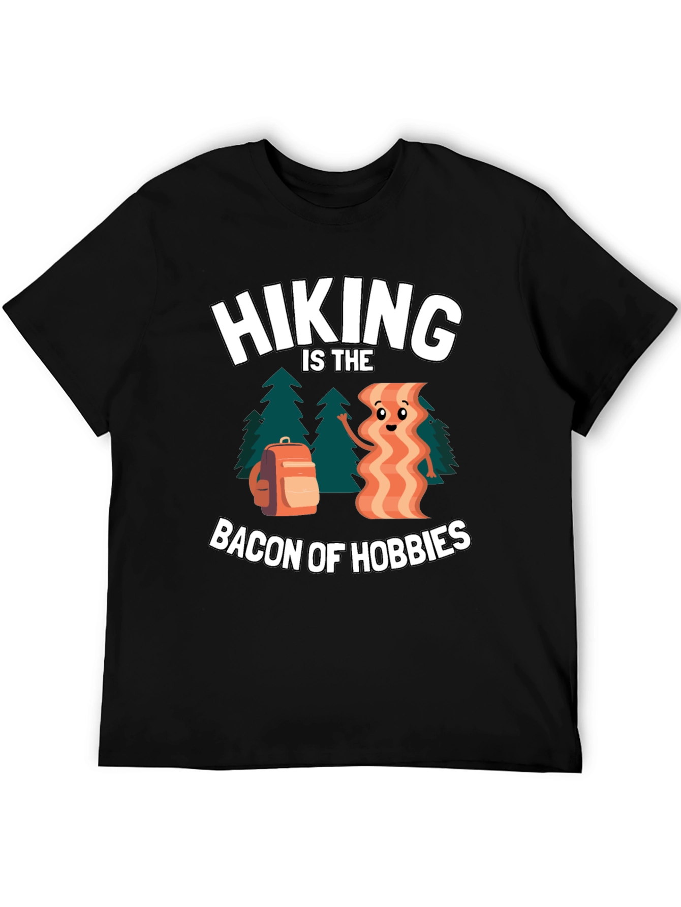 Hiking Bacon of Hobbies T-Shirt