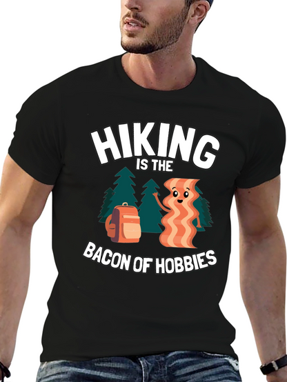 Hiking Bacon of Hobbies T-Shirt