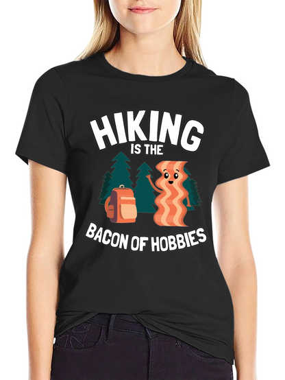 Hiking Bacon of Hobbies T-Shirt
