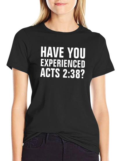 Acts 2:38 Christian T-Shirt - Religious Tee