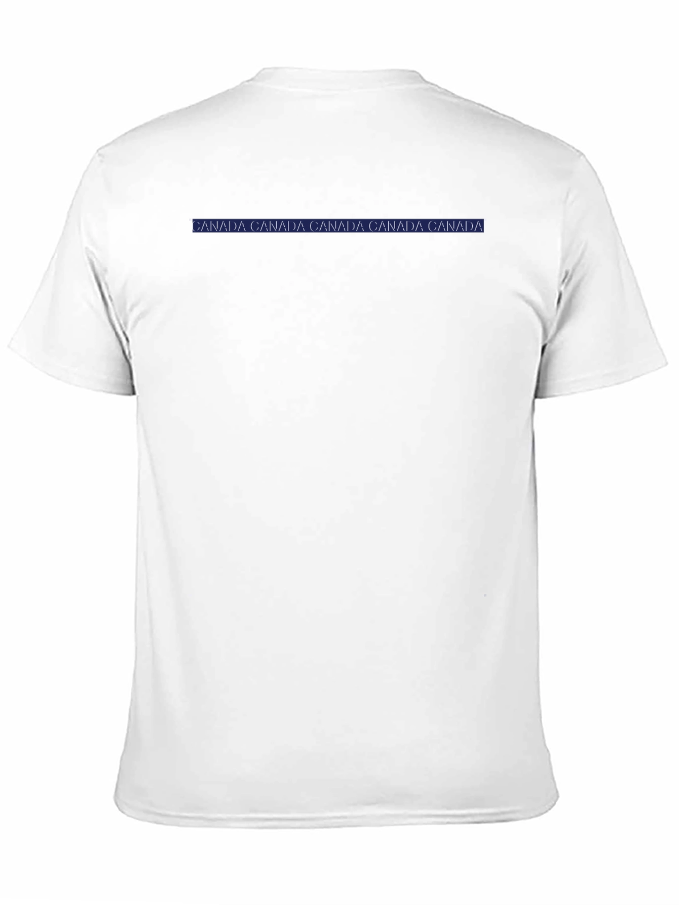Mens Black CANADA Print T-Shirt - Casual Wear