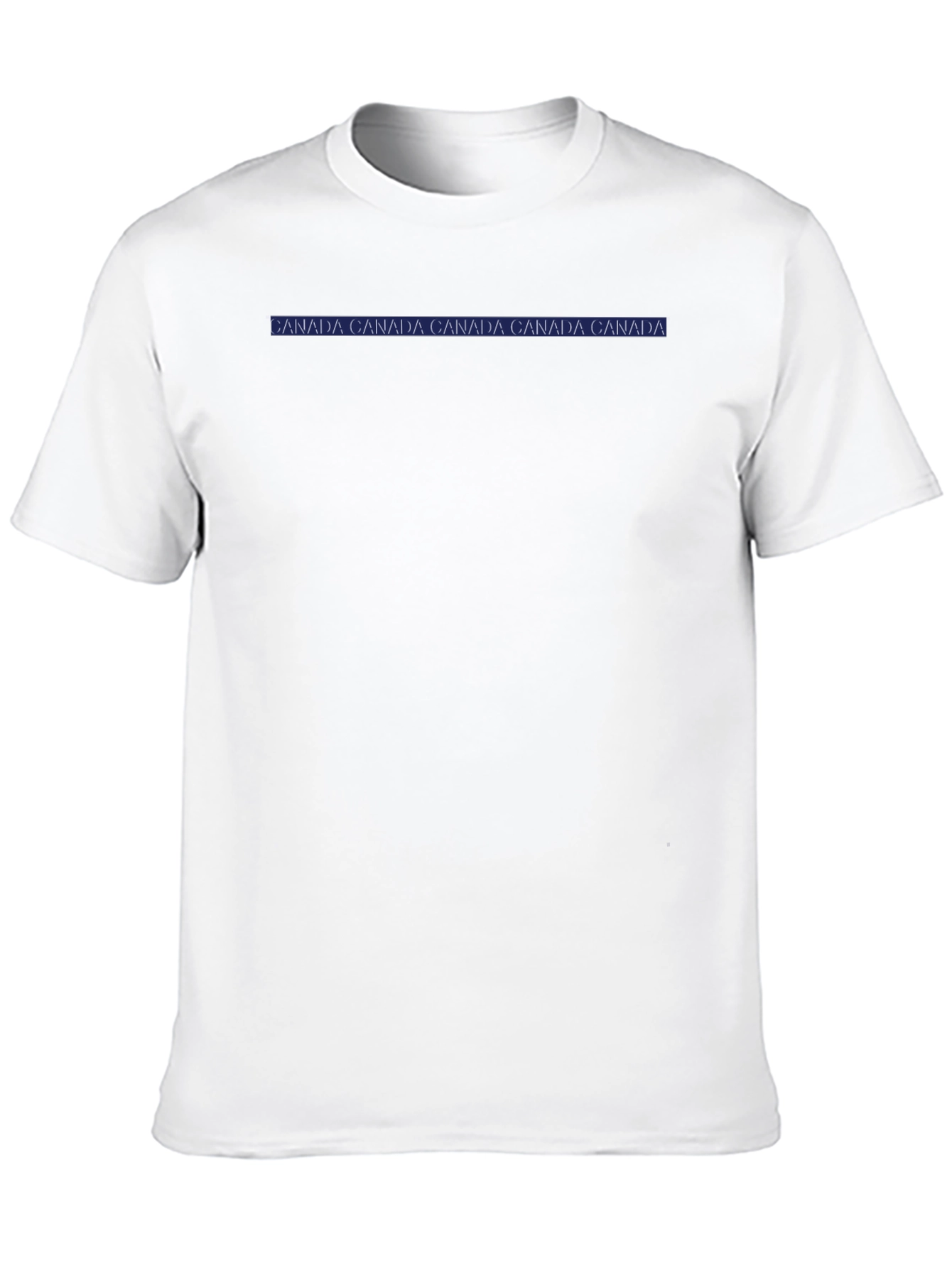 Mens Black CANADA Print T-Shirt - Casual Wear