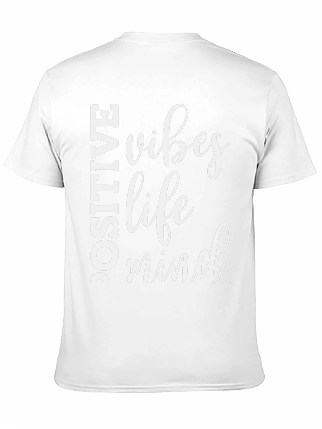 Positive Vibes Graphic Tee - Black