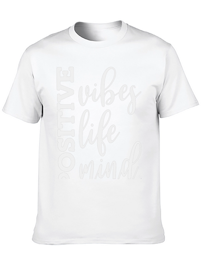 Positive Vibes Graphic Tee - Black