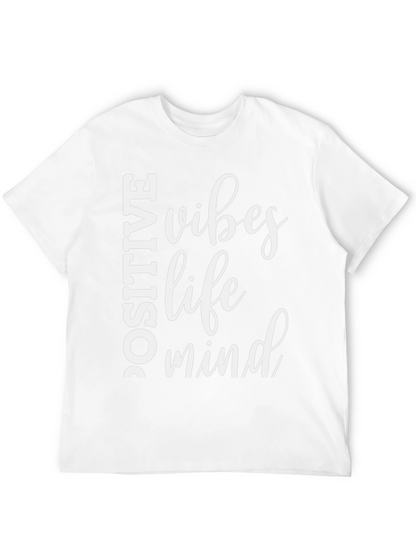 Positive Vibes Graphic Tee - Black