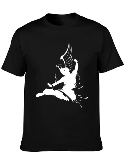 Eagle Strike Graphic Tee - Black Cotton Blend