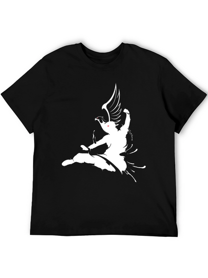 Eagle Strike Graphic Tee - Black Cotton Blend