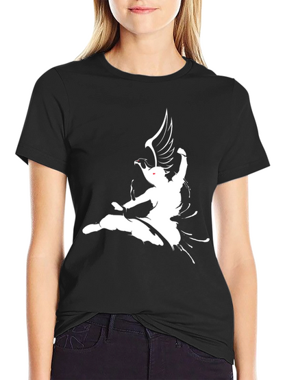 Eagle Strike Graphic Tee - Black Cotton Blend