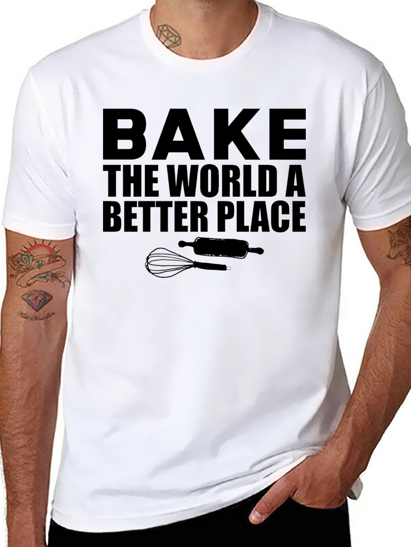 Bake the World T-Shirt - Baking Lovers Apparel