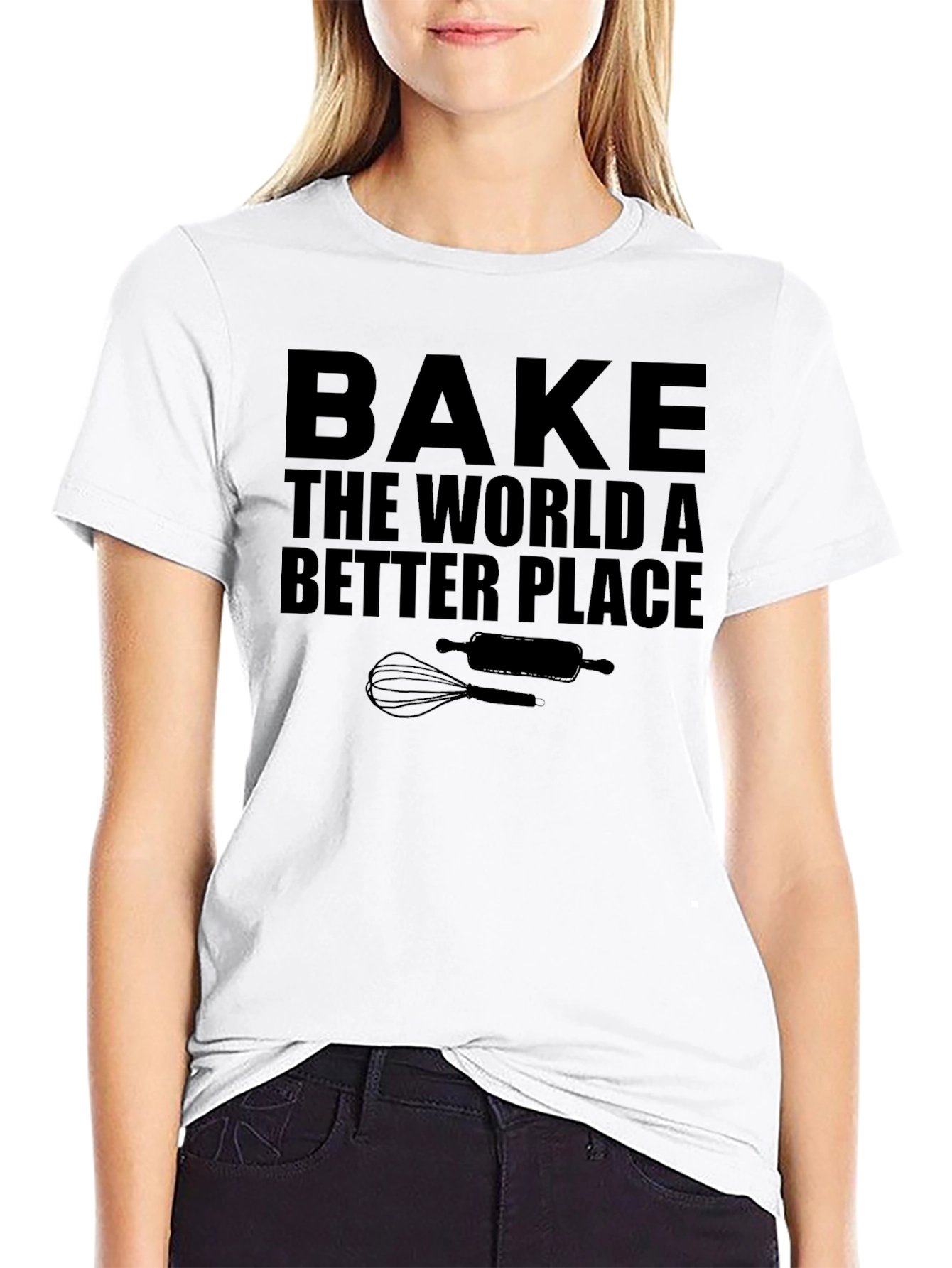 Bake the World T-Shirt - Baking Lovers Apparel