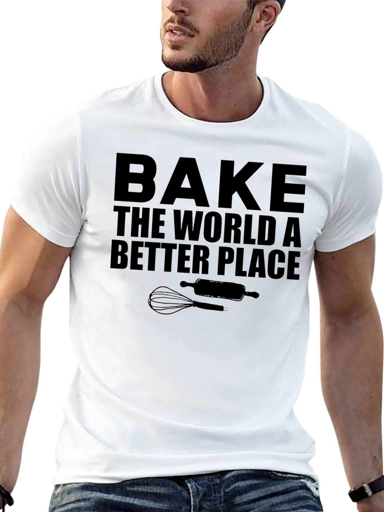 Bake the World T-Shirt - Baking Lovers Apparel