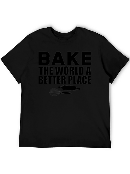 Bake the World T-Shirt - Baking Lovers Apparel