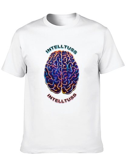 Intelltuss Brain Graphic Black T-Shirt