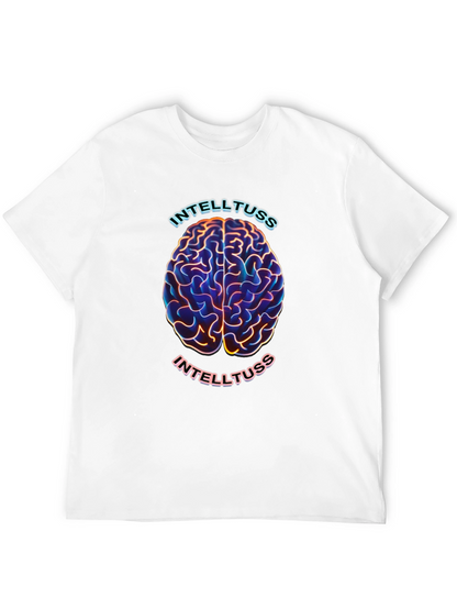Intelltuss Brain Graphic Black T-Shirt