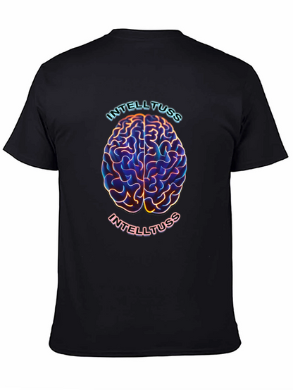 Intelltuss Brain Graphic Black T-Shirt