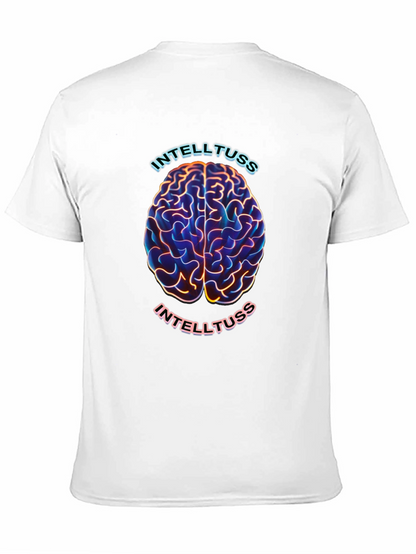 Intelltuss Brain Graphic Black T-Shirt