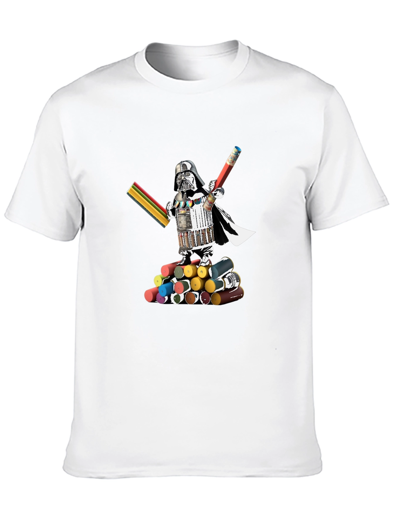 Darth Vader Pencil T-Shirt - Artsy Design