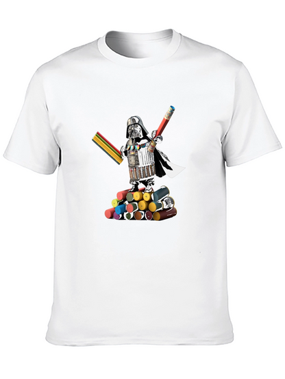 Darth Vader Pencil T-Shirt - Artsy Design