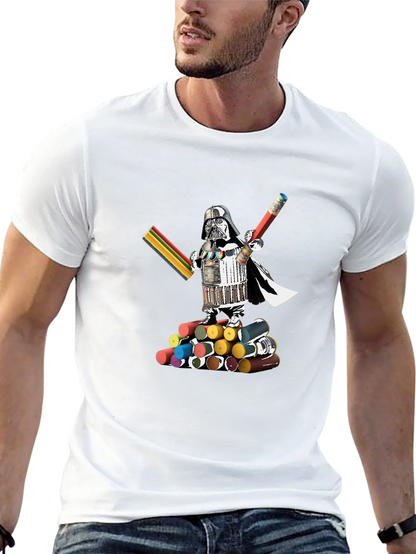 Darth Vader Pencil T-Shirt - Artsy Design