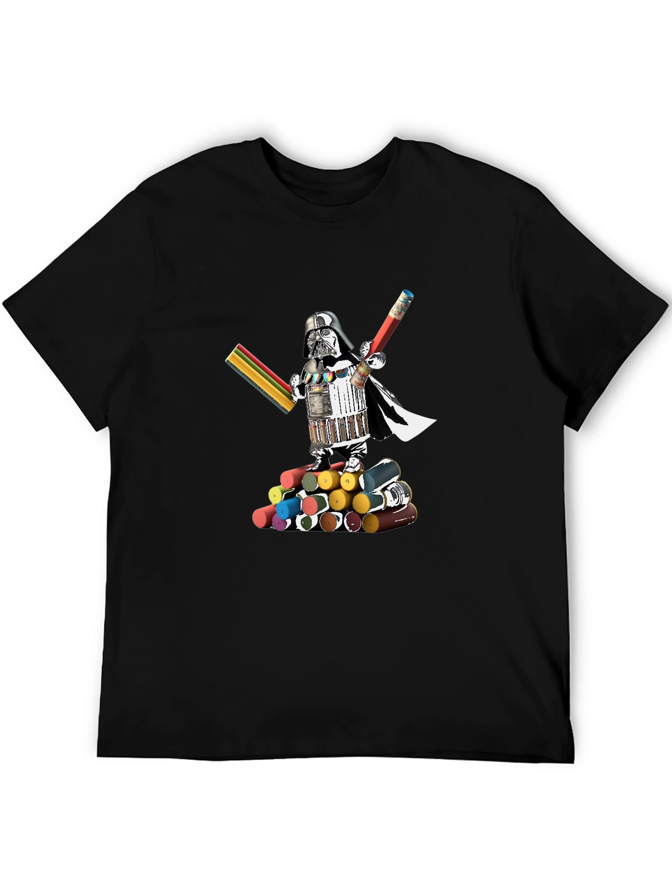 Darth Vader Pencil T-Shirt - Artsy Design