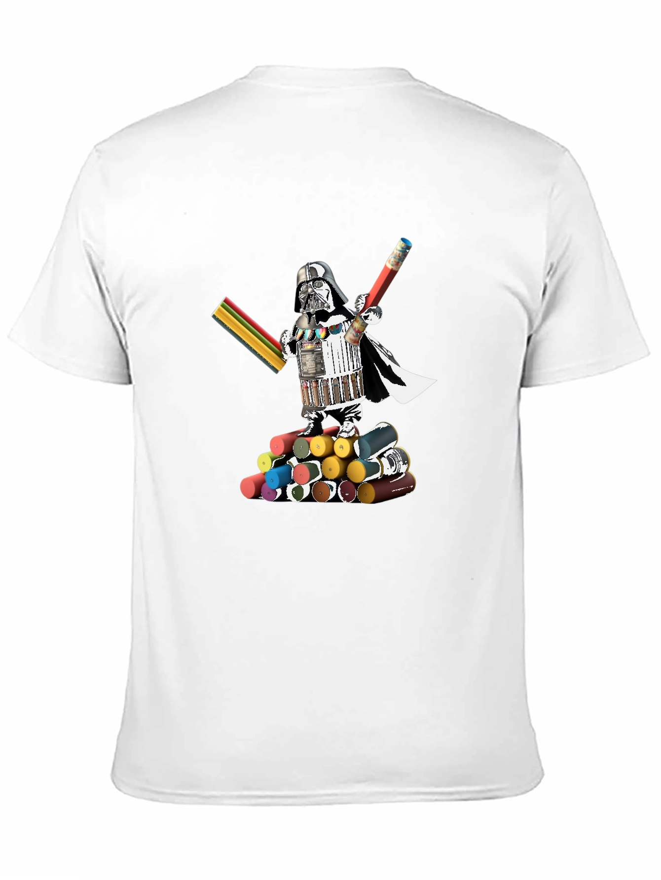 Darth Vader Pencil T-Shirt - Artsy Design