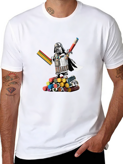 Darth Vader Pencil T-Shirt - Artsy Design